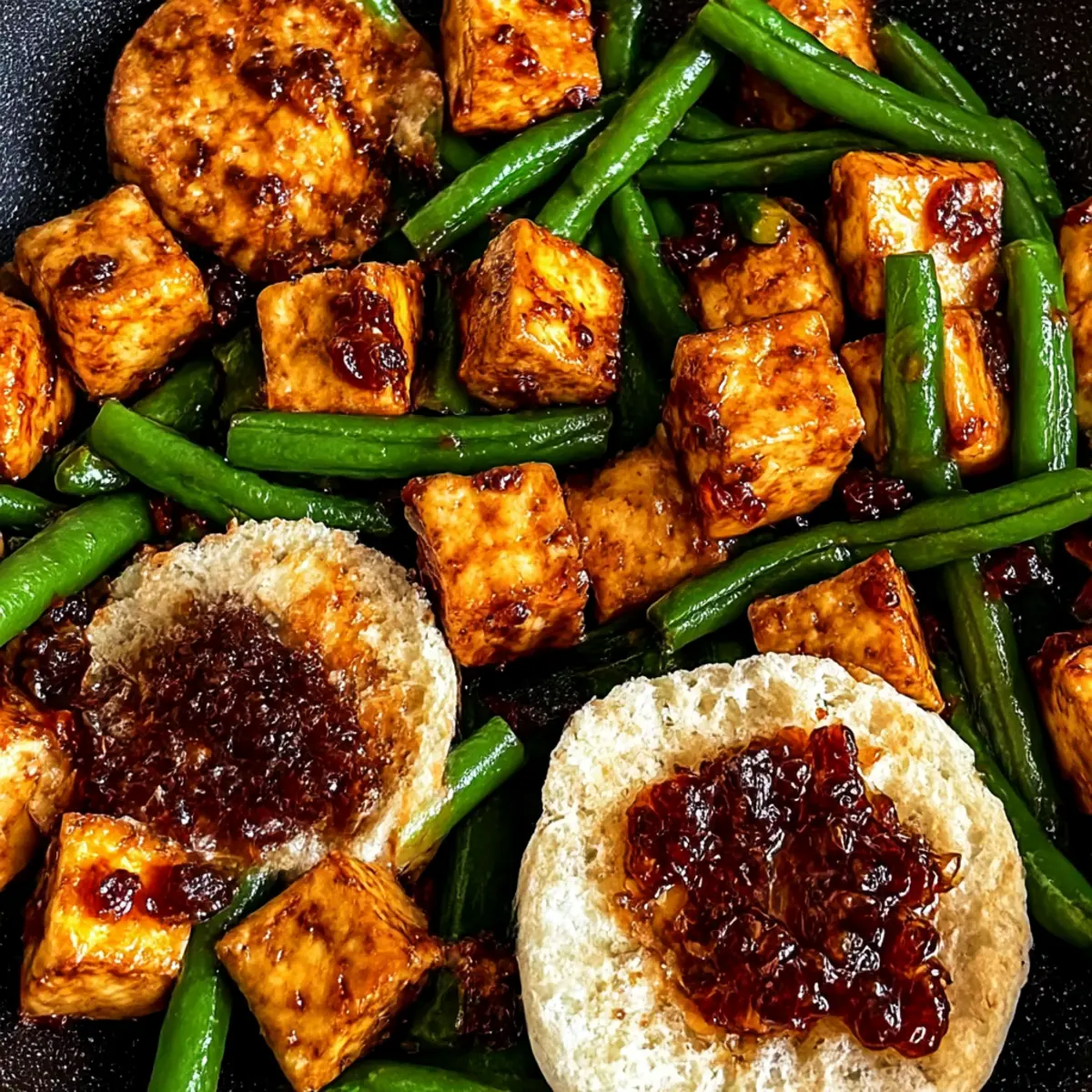 Black Pepper Tofu & Green Beans