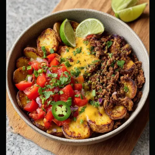 Loaded Fiesta Potato Bowls