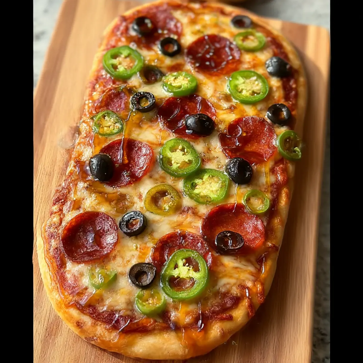 Hot Honey Flatbread Pizza