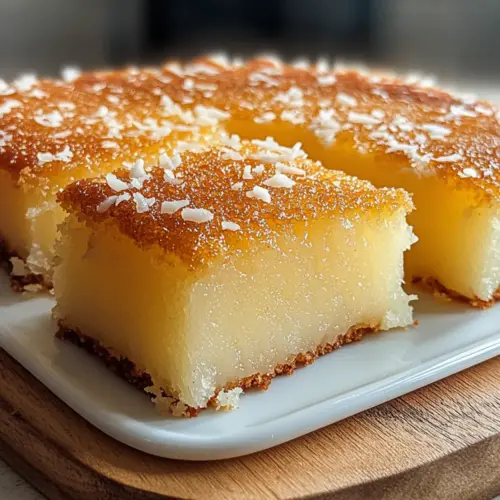 Coconut Mochi Cake