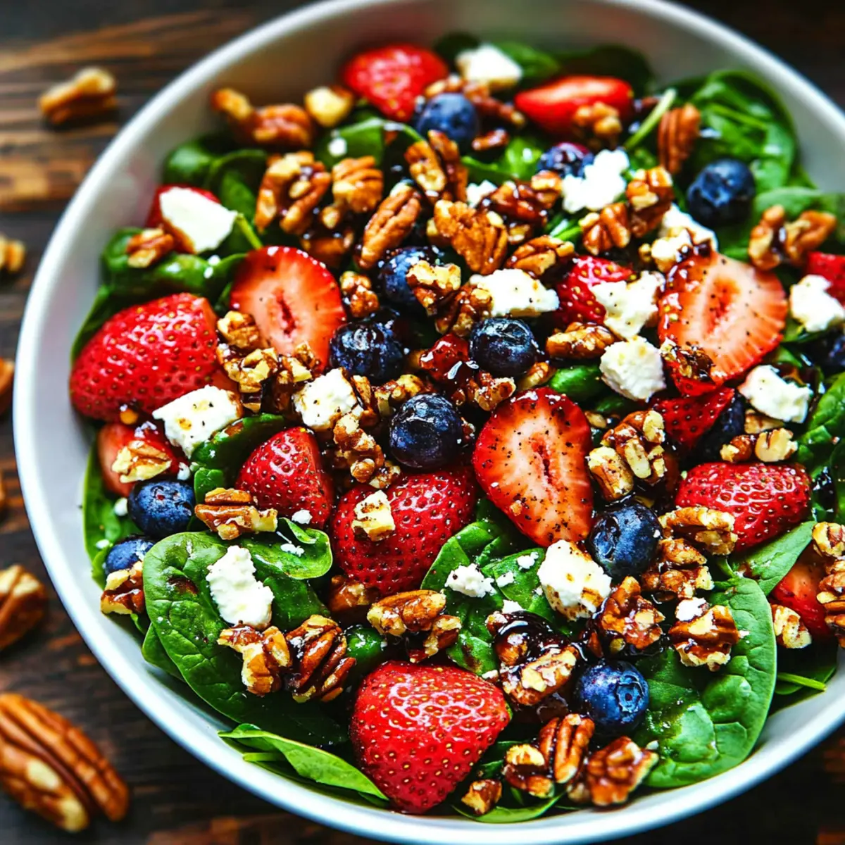 Strawberry Spinach Salad
