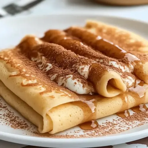 Cinnamon Roll Protein Crepes