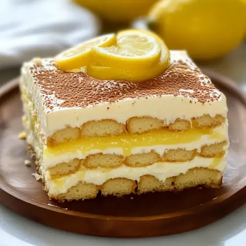 Lemon Tiramisu
