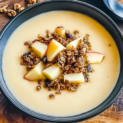 Maple Brie and Cheddar Apple Soup