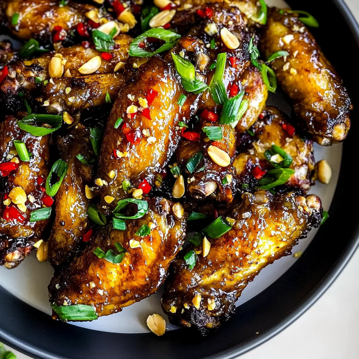 lemongrass chilli Air Fryer chicken wings