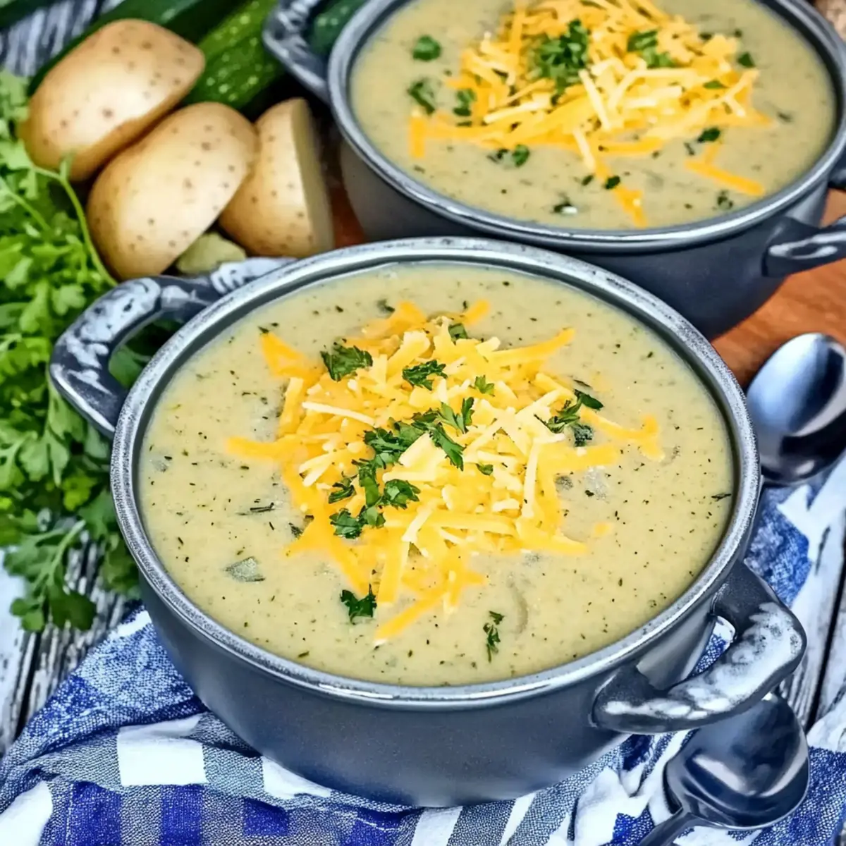Creamy Zucchini Soup