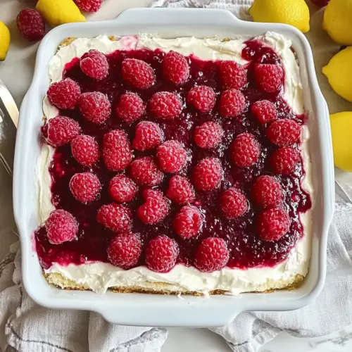 Fresh Raspberry Tiramisu