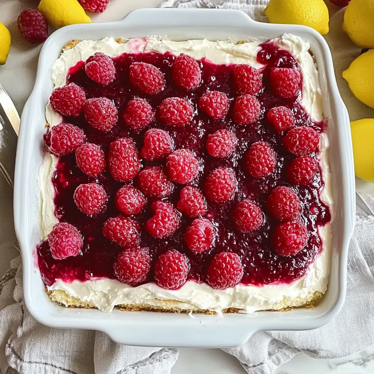Fresh Raspberry Tiramisu